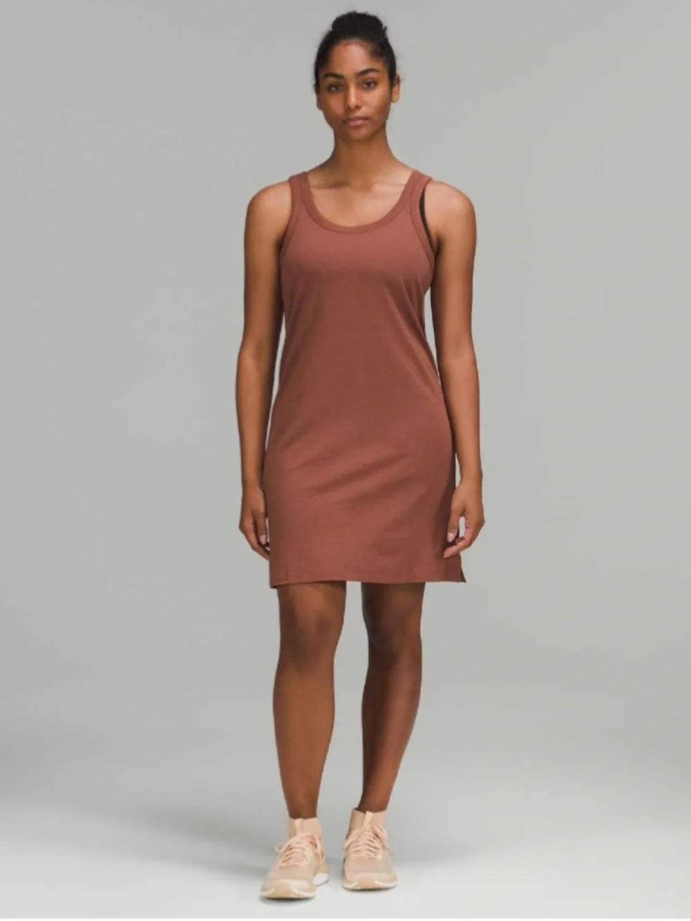 Lululemon Classic-Fit Cotton-Blend Scoop Dress